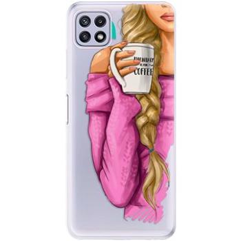 iSaprio My Coffe and Blond Girl pro Samsung Galaxy A22 5G (coffblon-TPU3-A22-5G)