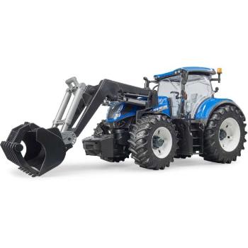 BRUDER NEW HOLLAND Traktor s nakladačem, modrá, velikost