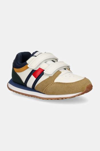 Sneakers boty Tommy Hilfiger hnědá barva, T1B9-33661