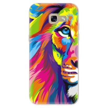 Odolné silikonové pouzdro iSaprio - Rainbow Lion - Samsung Galaxy A5 2017