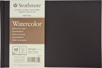 Strathmore Serie 400 Cold Press Watercolour Hardbound Book Skicář 22 x 14 cm 300 g