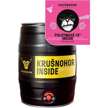 Krušnohor Polotmavá 13° soudek 5l (8594182986037)