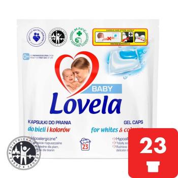 Lovela Baby gelové kapsle na praní 23 ks