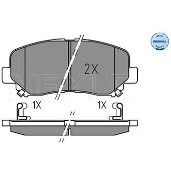 MEYLE Brzdové destičky (0252556416)