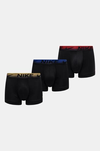 Boxerky Nike 3-pack pánské, černá barva, 0000KE1156