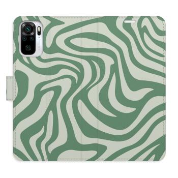 Flipové pouzdro iSaprio - Zebra Green 02 - Xiaomi Redmi Note 10 / Note 10S