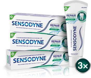 Fogkrém SENSODYNE Repair & Protect Extra Fresh 3 x 75 ml