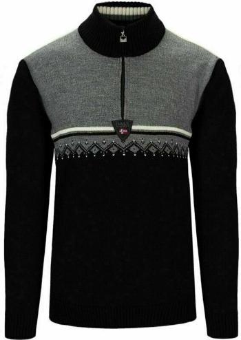 Dale of Norway Lahti Mens Knit Sweater Black/Smoke/Off White L Pulóver