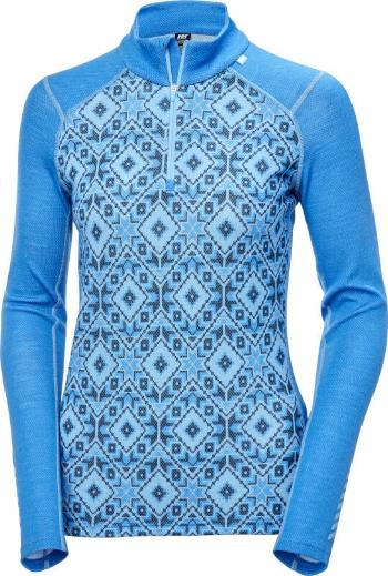 Helly Hansen W Lifa Merino Midweight 2-in-1 Graphic Half-zip Ultra Blue Star Pixel XS Termoprádlo