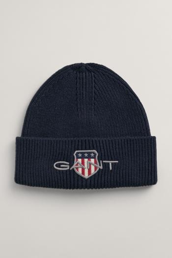 ČEPICE GANT ARCHIVE SHIELD BEANIE EVENING BLUE