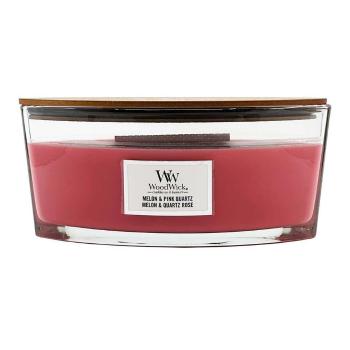 WoodWick Vonná svíčka loď Melon & Pink Quartz 453,6 g