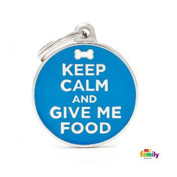 Známka My Family Charms popis KEEP CALM/FOOD