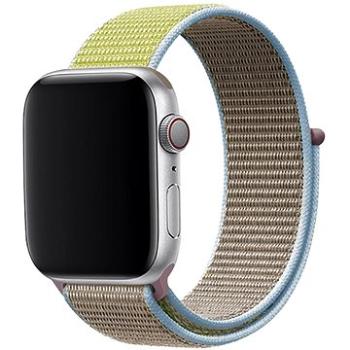 Eternico Airy pro Apple Watch 38mm / 40mm / 41mm  Biscuit Gold and Blue edge    (AET-AWAY-BiGoB-38)