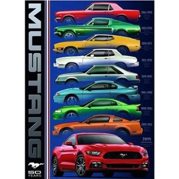 Eurographics Puzzle 50 let Fordu Mustang 1000 dílků (628136606998)