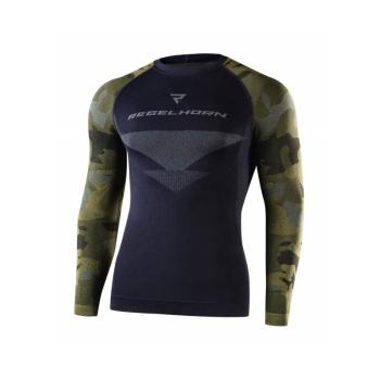 Moto thermo triko Rebelhorn Freeze Jersey LS  XS  černá-kamufláž