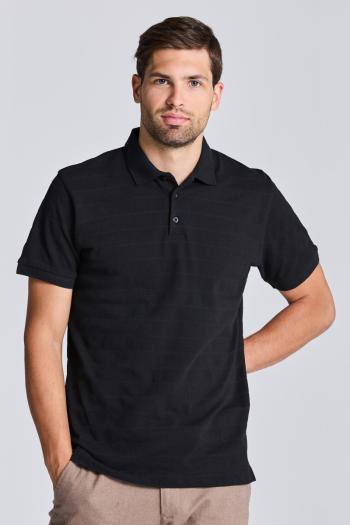 POLOKOŠILE GANT D1. TONAL STRIPE SS RUGGER BLACK