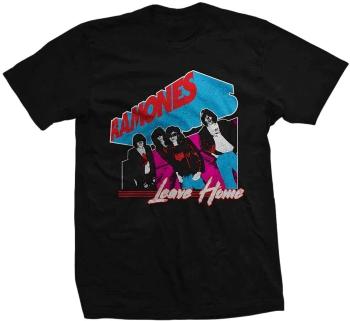 Ramones Tričko Leave Home Unisex Black XL