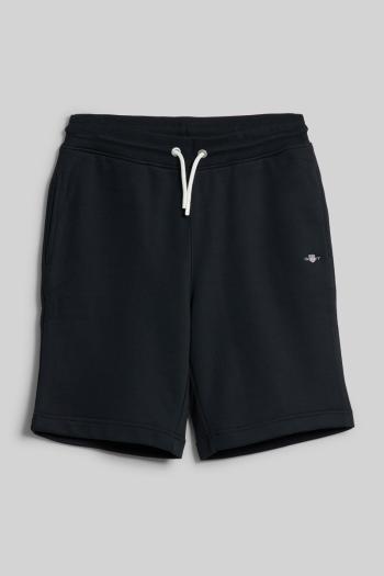 TEPLÁKOVÉ ŠORTKY GANT SHIELD SWEAT SHORTS BLACK