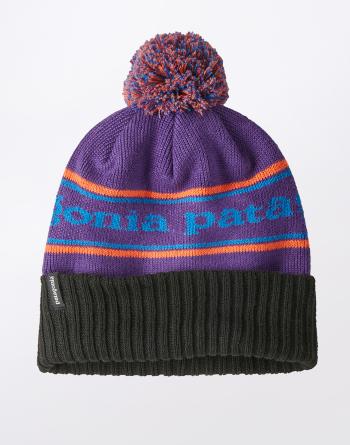 Patagonia Powder Town Beanie Park Stripe: Purple