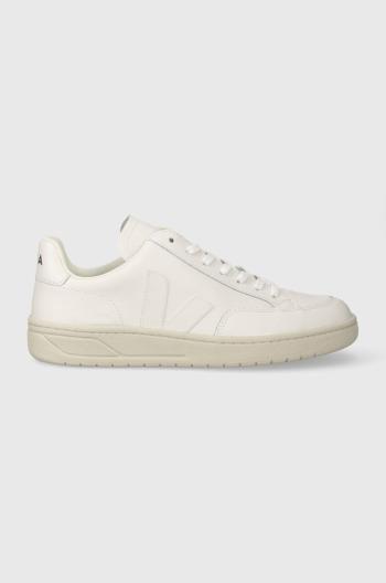 Kožené sneakers boty Veja V-12 bílá barva, XD0202297B