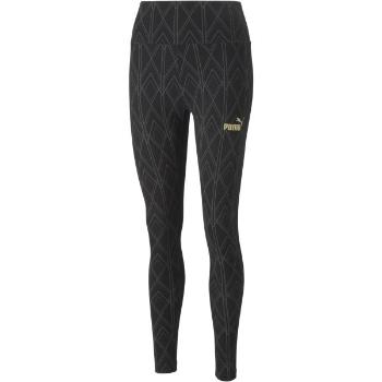 Puma POWER DECO GLAM LEGGINGS Dámské legíny, černá, velikost