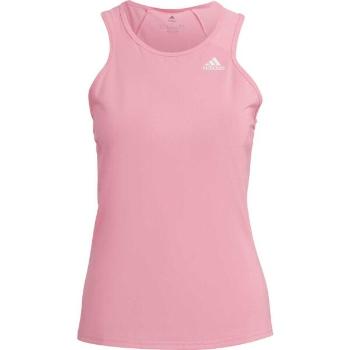 adidas OWN THE RUN TANK TOP Dámské běžecké tílko, růžová, velikost