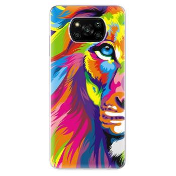 Odolné silikonové pouzdro iSaprio - Rainbow Lion - Xiaomi Poco X3 Pro / X3 NFC