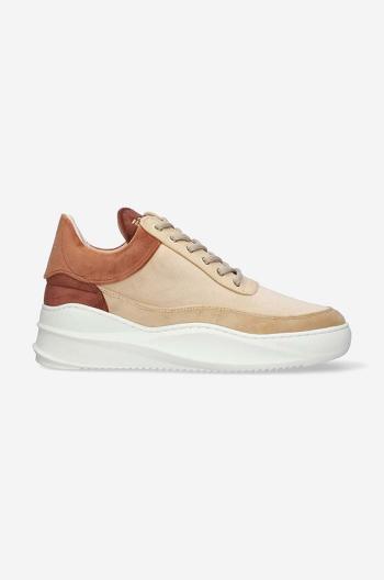 Sneakers boty Filling Pieces Low Eva Sky Velvet hnědá barva, 51427611797