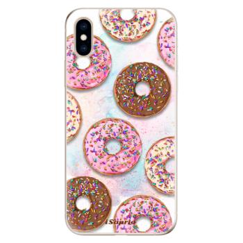 Odolné silikonové pouzdro iSaprio - Donuts 11 - iPhone XS