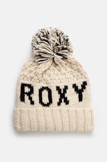 Čepice Roxy Tonic Beanie béžová barva, ERJHA04281