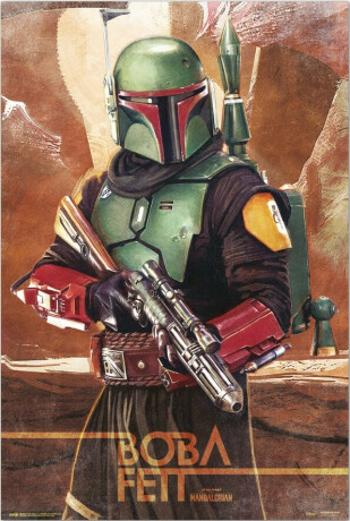 Plakát Star Wars: The Mandalorian - Boba Fett