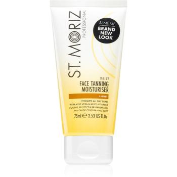 St. Moriz Daily Tanning Face Moisturiser hydratační samoopalovací krém na obličej typ Light 75 ml