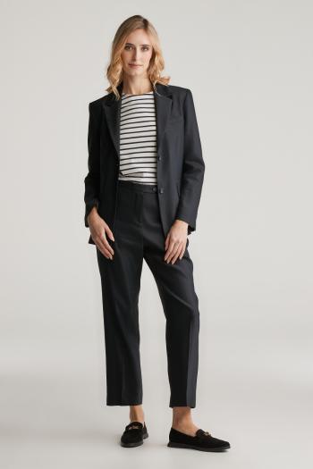 KALHOTY GANT STRETCH LINEN TAILORED PANT BLACK