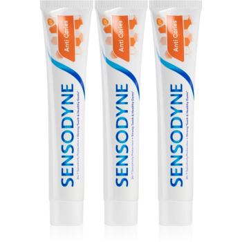 Sensodyne Anti Caries Anti Carries zubní pasta proti zubnímu kazu 3x75 ml