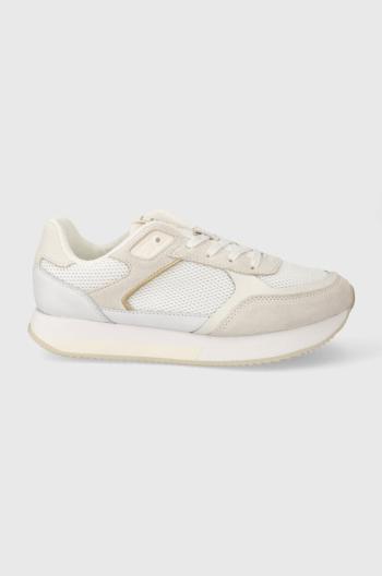 Sneakers boty Tommy Hilfiger ESSENTIAL ELEVATED RUNNER bílá barva, FW0FW07700