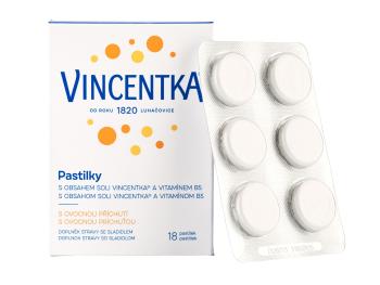 Vincentka Ovocné pastilky 18 ks