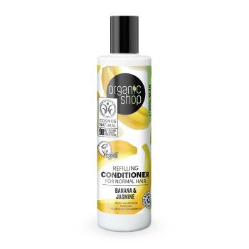 Organic Shop Vyživující kondicionér pro normální vlasy Banán a jasmín 280 ml