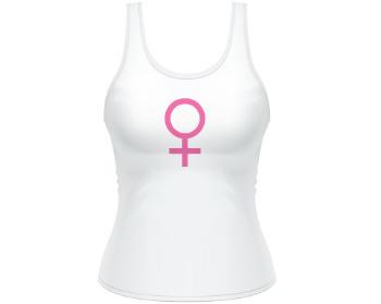 Dámské tílko Tank Top Žena pohlaví symbol