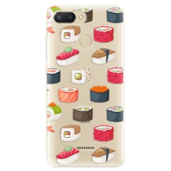 Odolné silikonové pouzdro iSaprio - Sushi Pattern - Xiaomi Redmi 6