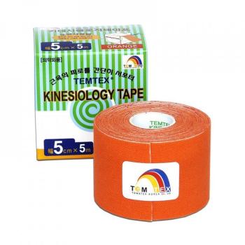 TEMTEX KINESIO TAPE CLASSIC, ORANZOVA TEJPOVACIA PASKA 5CM X 5M