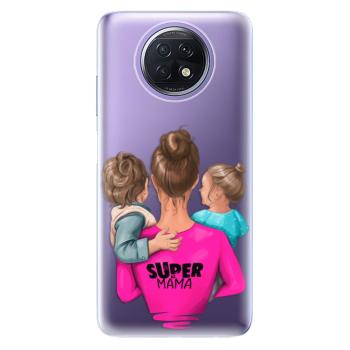 Odolné silikonové pouzdro iSaprio - Super Mama - Boy and Girl - Xiaomi Redmi Note 9T