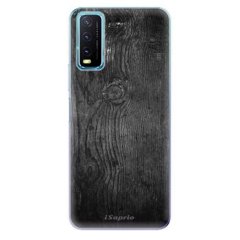 Odolné silikonové pouzdro iSaprio - Black Wood 13 - Vivo Y20s