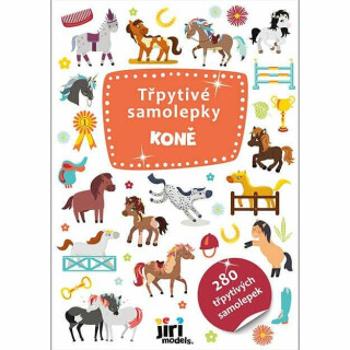 Třpytivé samolepky - Koně