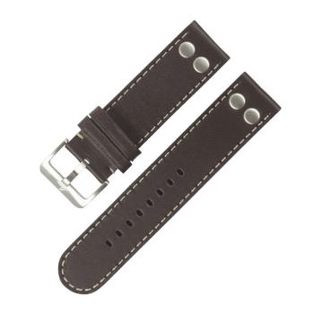 Řemínek Laco Pilot Strap Original - tmavě hnědý - 20 mm - L – Standardní délka (doporučujeme)