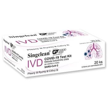 20x Singclean COVID-19 Antigen Test Kit z nosu a krku  (6936020115100)