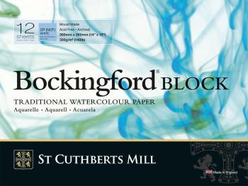 St Cuthberts Mill Bockingford C.P. Skicář 36 x 26 cm 300 g White