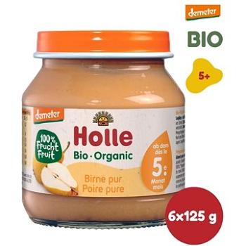 HOLLE BIO 100% hruška 6× 125 g (7640104956242)