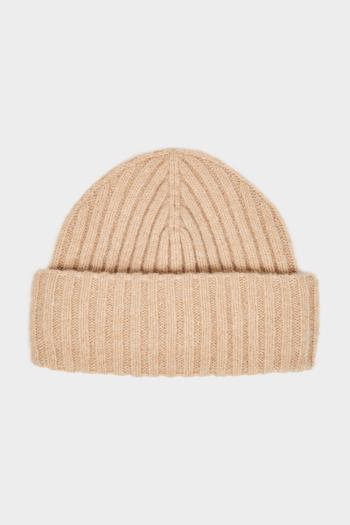 ČEPICE GANT RIBBED BEANIE WARM KHAKI