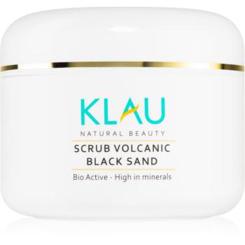 KLAU Volcanic Black Sand minerální peeling na obličej 200 ml