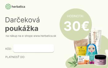 Darčeková poukážka Herbatica v hodnote 30€